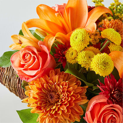 Bouquet of Blessings Cornucopia – FRUIT & FLOWER CREATIONS, Portland OR