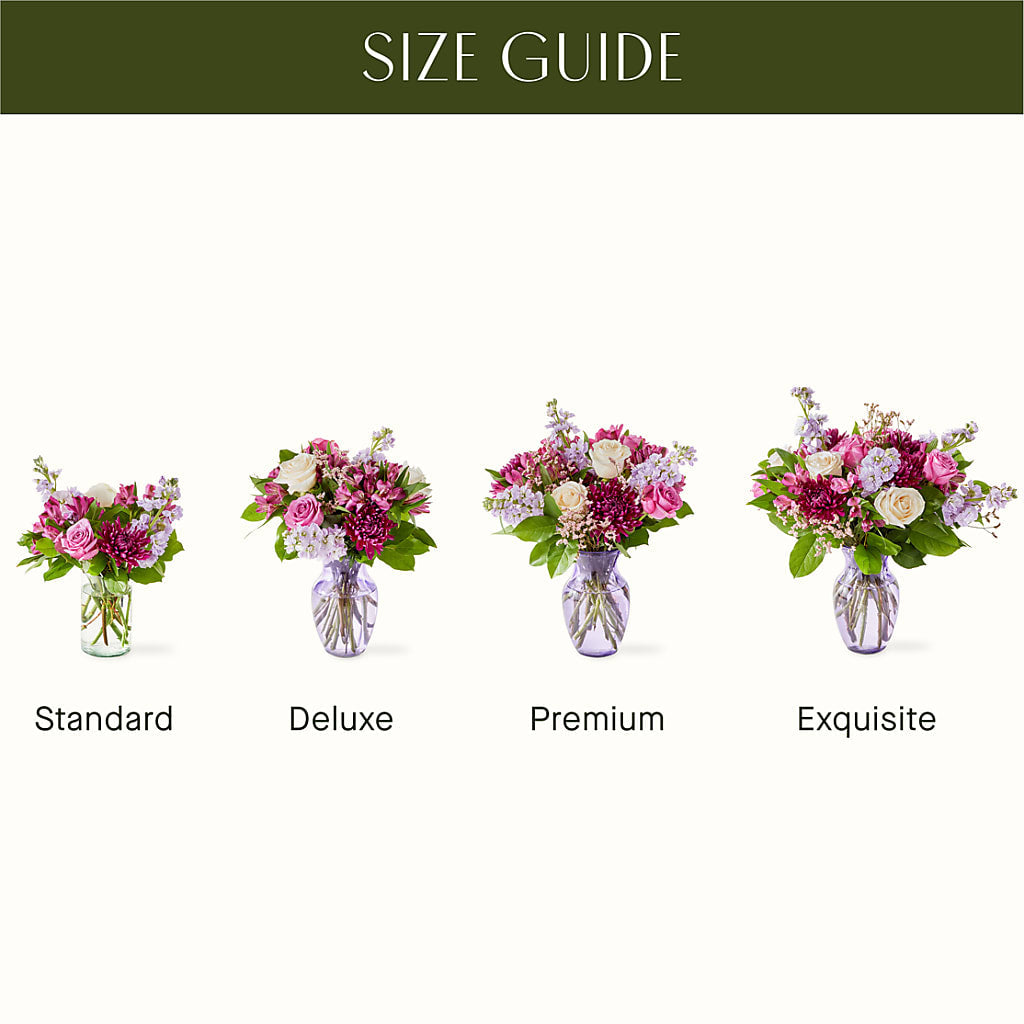 Amethyst Dreams Bouquet – FRUIT & FLOWER CREATIONS, Portland OR