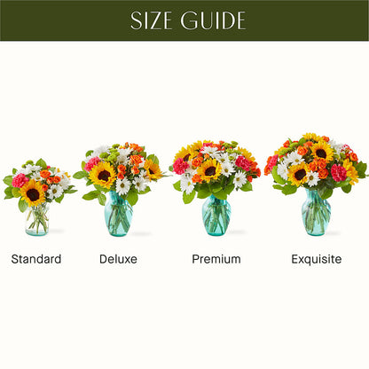 Sun-drenched Blooms Bouquet – FRUIT & FLOWER CREATIONS, Portland OR