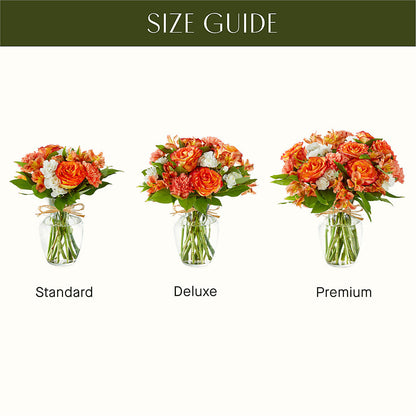 Apricot Glow Bouquet – FRUIT & FLOWER CREATIONS, Portland OR