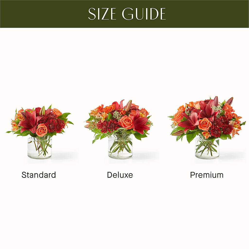 Crimson Leaves Bouquet – FRUIT & FLOWER CREATIONS, Portland OR