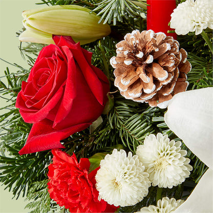 Seasonal Festivities Centerpiece – FRUIT & FLOWER CREATIONS, Portland OR