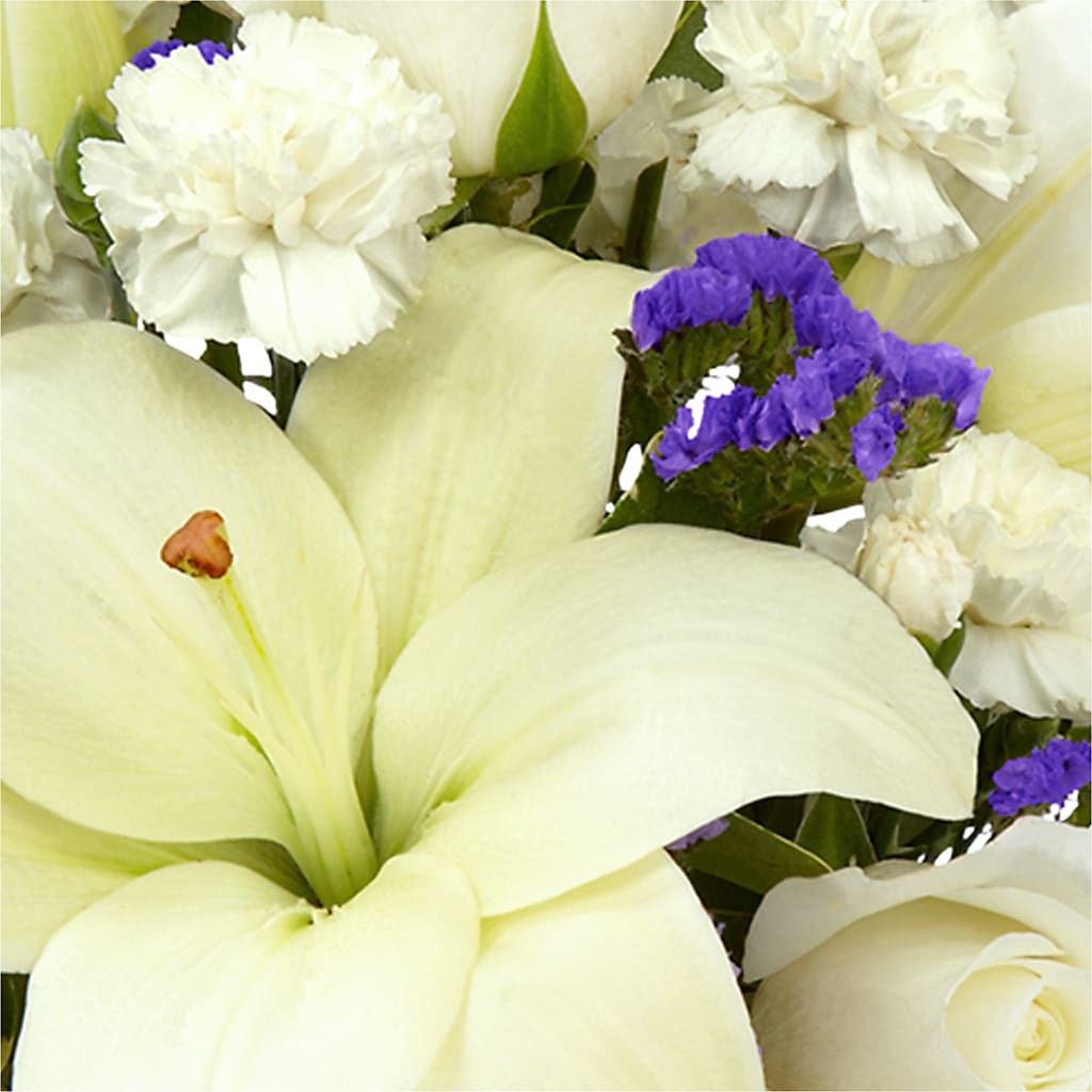 Sapphire Rush Bouquet – FRUIT & FLOWER CREATIONS, Portland OR