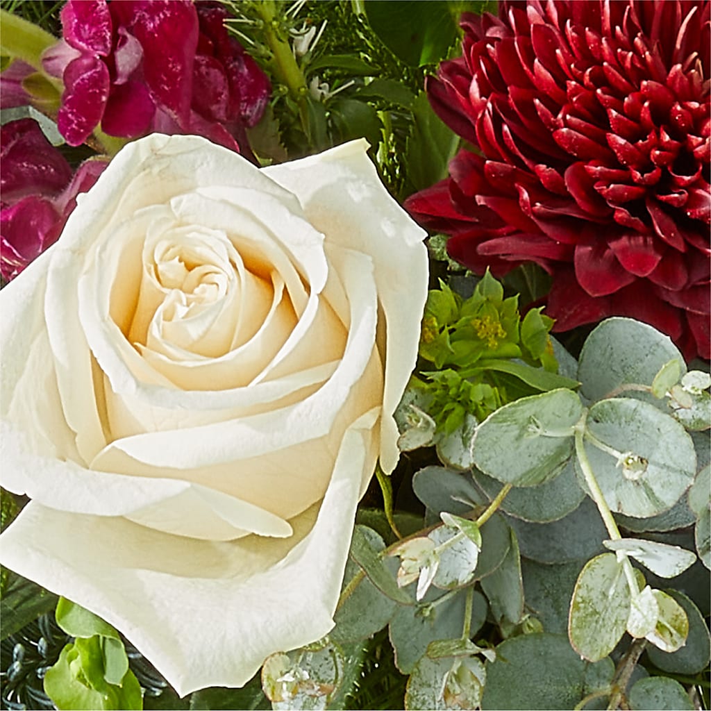 Cranberry Fizz Bouquet – FRUIT & FLOWER CREATIONS, Portland OR