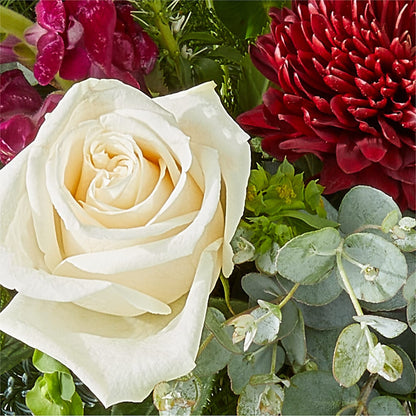 Cranberry Fizz Bouquet – FRUIT & FLOWER CREATIONS, Portland OR