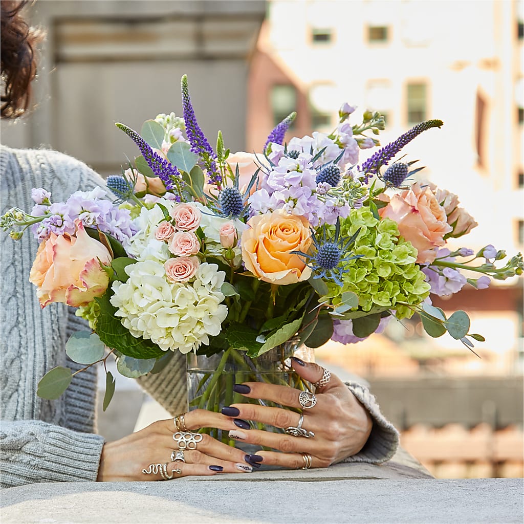 Porch Swing Bouquet – FRUIT & FLOWER CREATIONS, Portland OR