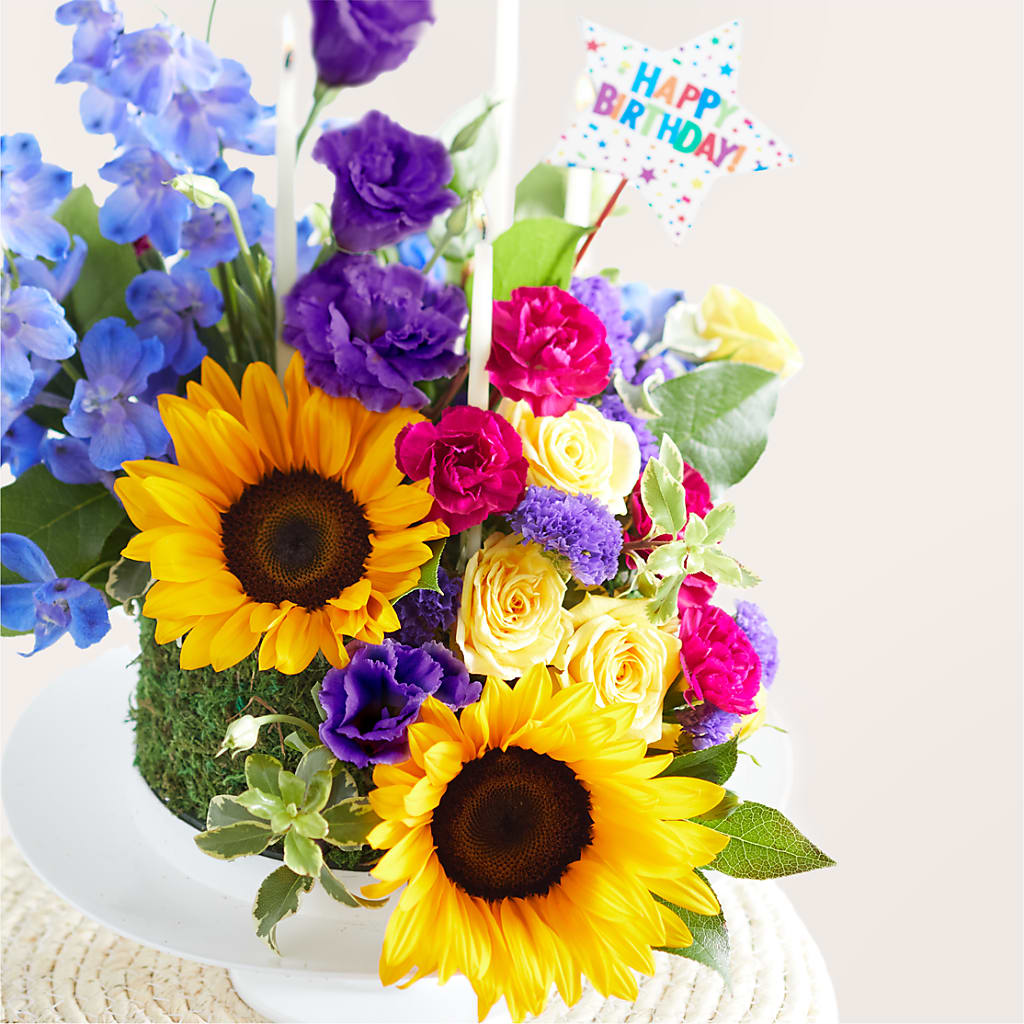 Star of the Day Floral Cake – FRUIT & FLOWER CREATIONS, Portland OR