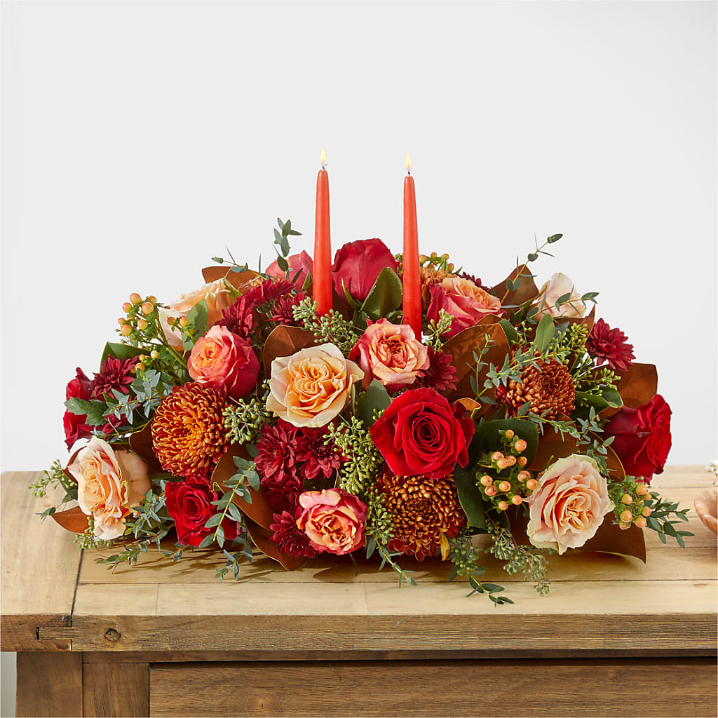 Gather Near Centerpiece – FRUIT & FLOWER CREATIONS, Portland OR