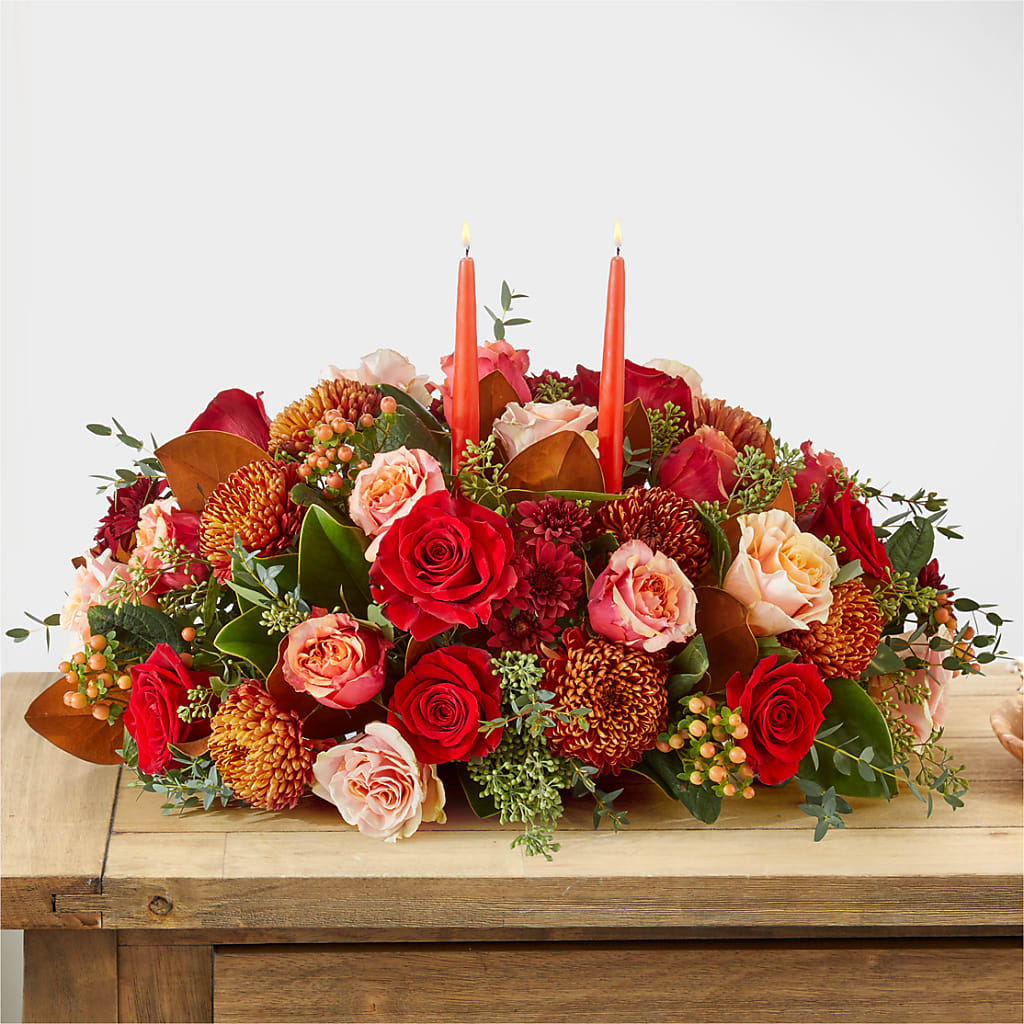 Gather Near Centerpiece – FRUIT & FLOWER CREATIONS, Portland OR
