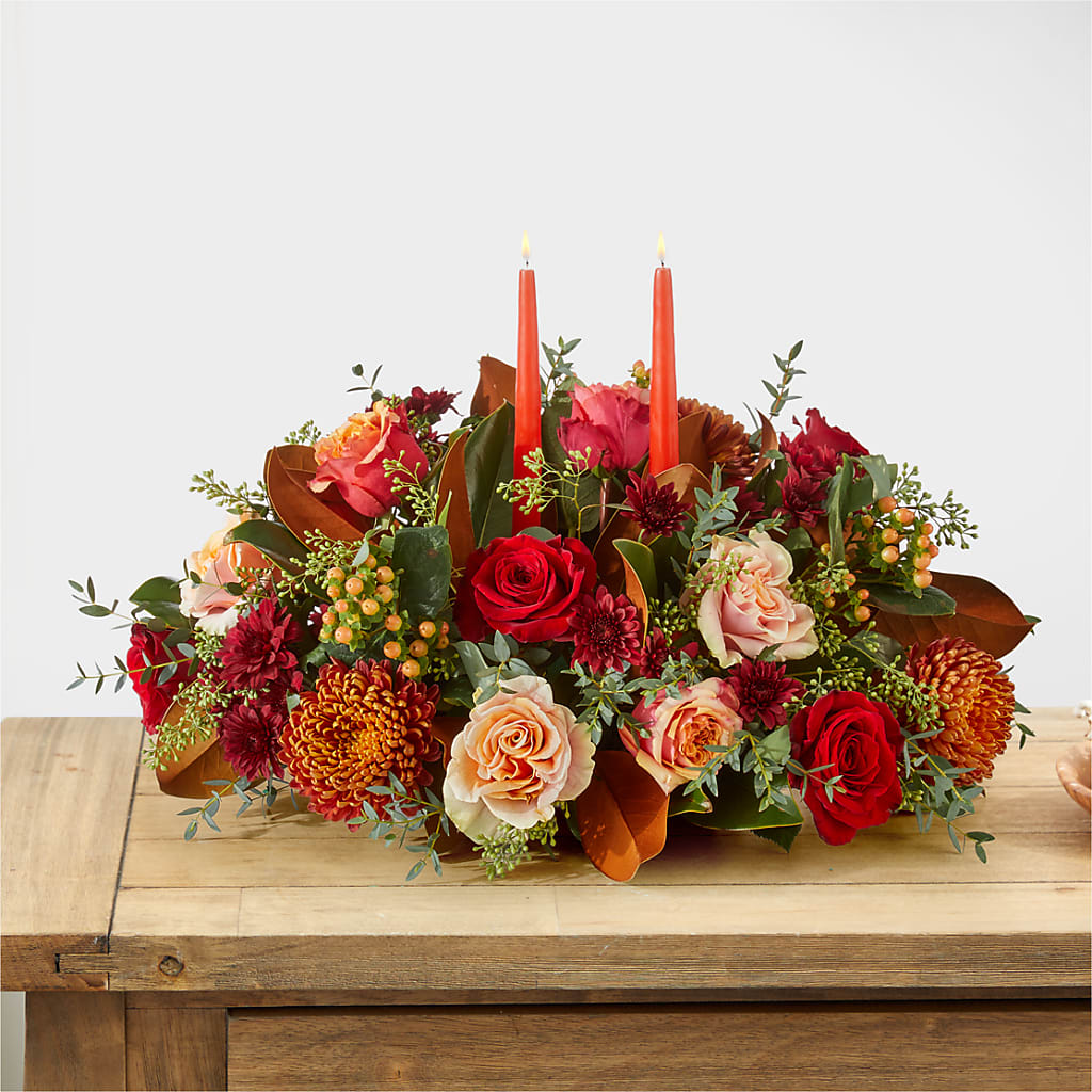 Gather Near Centerpiece – FRUIT & FLOWER CREATIONS, Portland OR