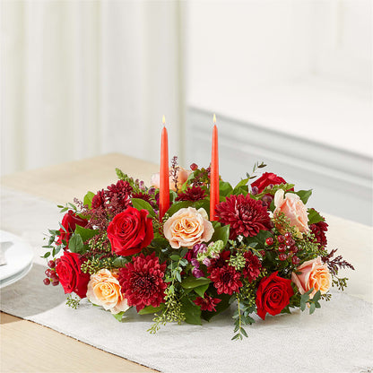 Most Thankful Centerpiece – FRUIT & FLOWER CREATIONS, Portland OR