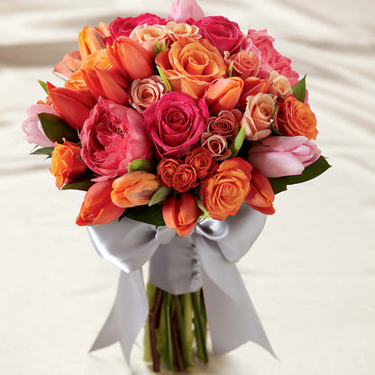 Sunset Dream Bouquet – FRUIT & FLOWER CREATIONS, Portland OR