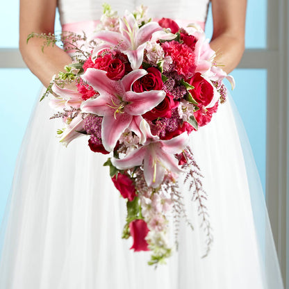 Lily & Rose Bouquet – FRUIT & FLOWER CREATIONS, Portland OR