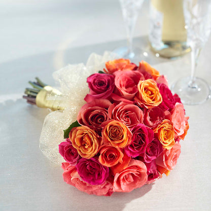 Sweet Roses Bouquet – FRUIT & FLOWER CREATIONS, Portland OR