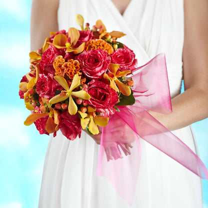 Brilliant Shades of Love Bouquet – FRUIT & FLOWER CREATIONS, Portland OR