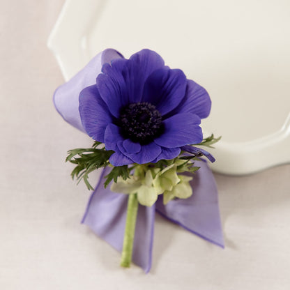 Purple Passion Boutonniere – FRUIT & FLOWER CREATIONS, Portland OR