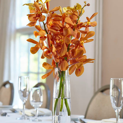 Orange Mokara Bud Vase – FRUIT & FLOWER CREATIONS, Portland OR