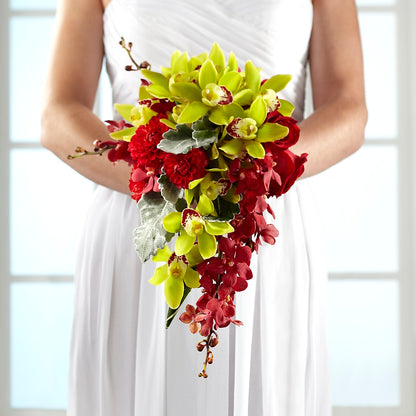 Elegant Orchid Bouquet – FRUIT & FLOWER CREATIONS, Portland OR
