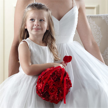 Pure at Heart Flower Girl Arrangement – FRUIT & FLOWER CREATIONS, Portland OR
