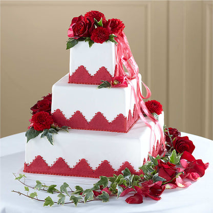 Forever Happiness Cake Decor – FRUIT & FLOWER CREATIONS, Portland OR