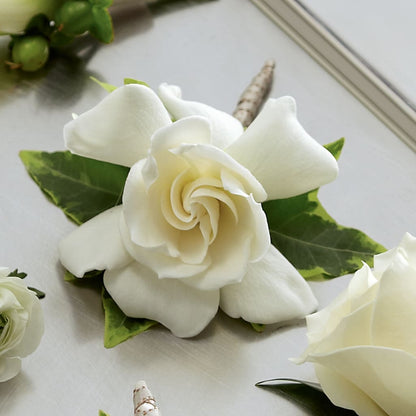 Gardenia Boutonniere – FRUIT & FLOWER CREATIONS, Portland OR